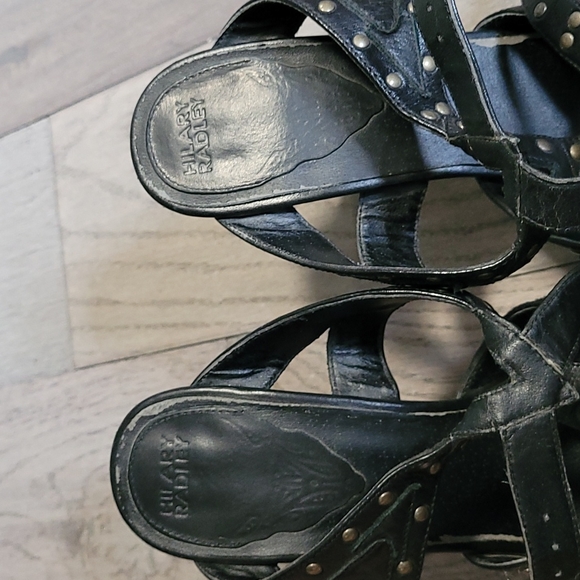 Hilary Radley black studded strappy heels - Picture 6 of 6